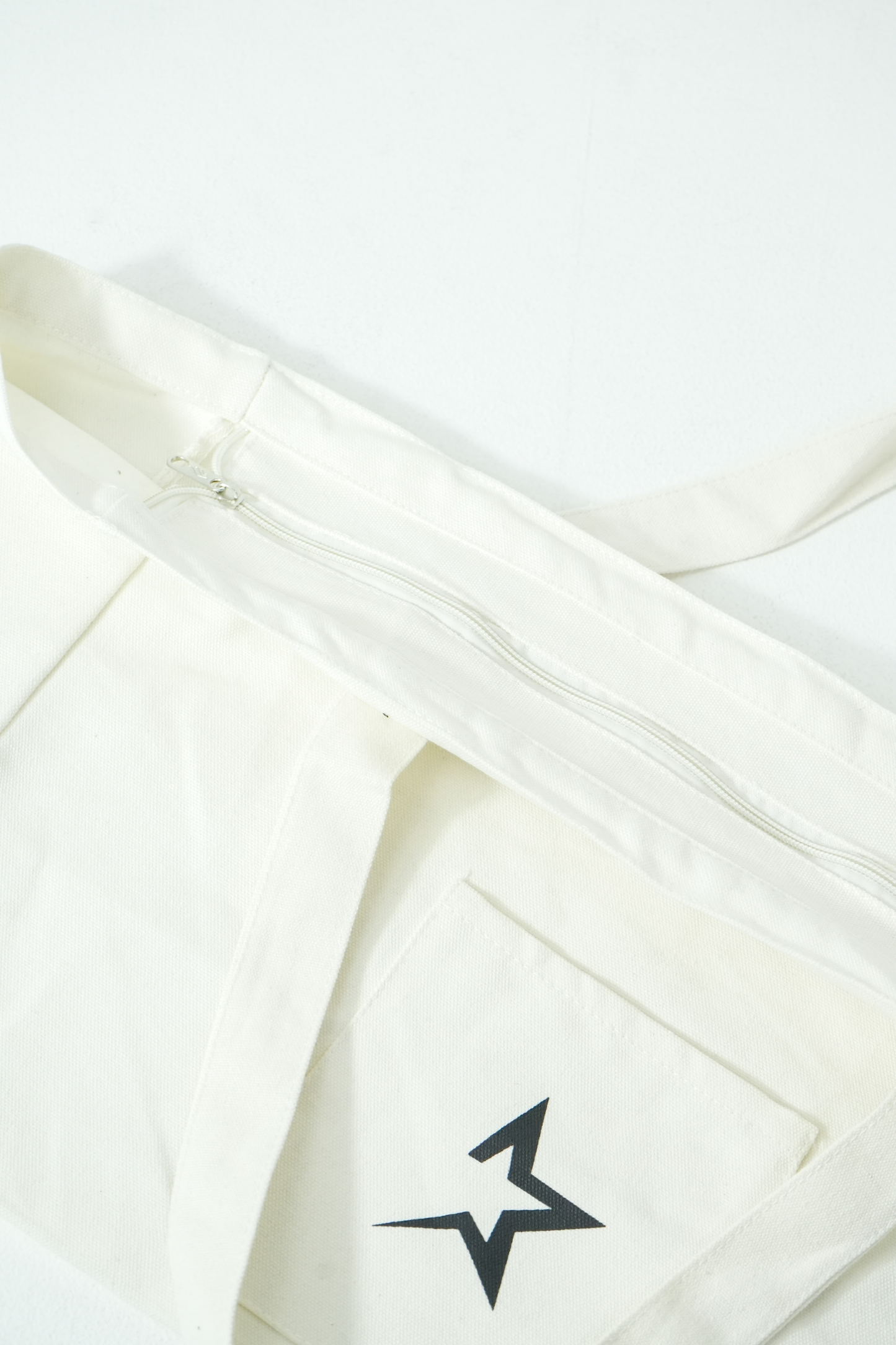 Utility White tote bag